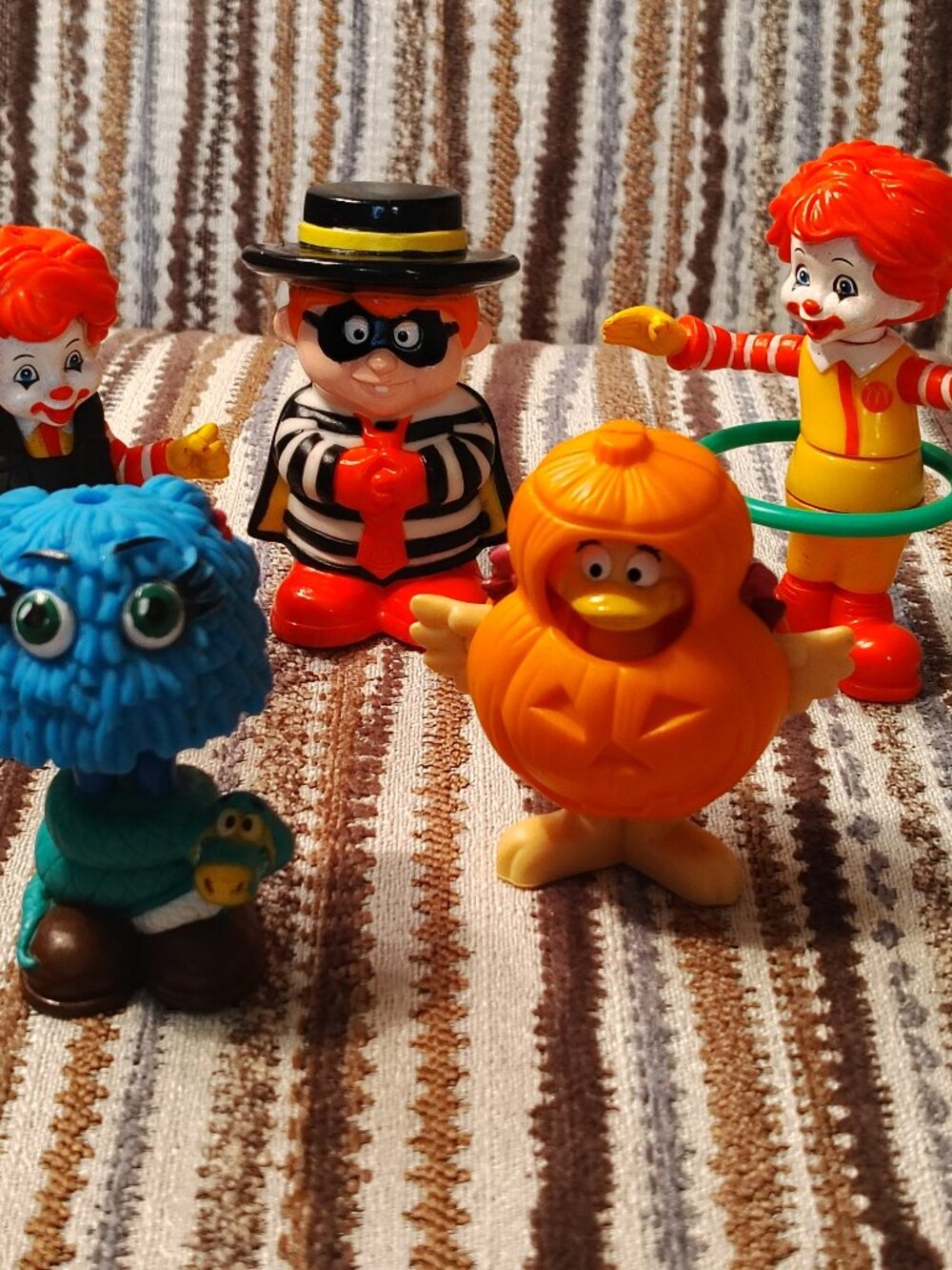McDonald's Happy Meal Toys Lot Of 5 Funny Fry Friends Hamburglar Birdie Ronald